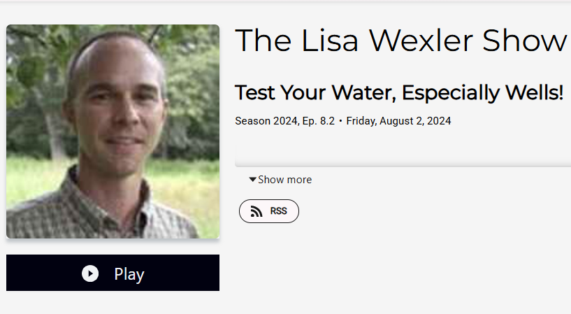 Test Your Water, Especially Wells!